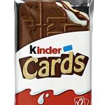 Kinder Cards T2x30 biscotti a cialda con ripieno cremoso, al latte e al cacao