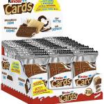 Kinder Cards T2x30 biscotti a cialda con ripieno cremoso, al latte e al cacao