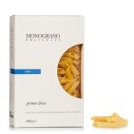 Penne lisce, étiré au bronze, BIO, 500g, semoule de blé dur biologique Matt, Monograno Felicetti 