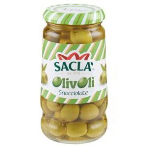 Olives vertes épépinées Saclà 290 gr 00473