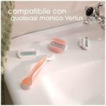 Gillette Venus Comfortglide Breeze Lamette di Ricambio per Rasoio Donna, Confezione da 4 Ricambi con 3 Lame, Design Performante, Pelle Protetta