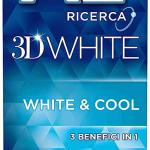 Dentifrice, AZ Oral-B, 3D White and Cool, 3 en 1, White, Strengthens, Protects, 75ml