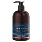 King C Gillette, Gesichtswasser und Bartreiniger für Männer zum Rasieren, 350 ml Flasche