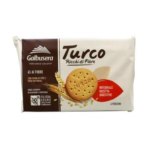 Galbusera Turco Frollino Integrale Riche en Fibres, 6 portions, 400 g