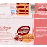 Zero Grain Cacao Noisette, Sans Gluten, Sans Lactose, 6 paquets, 220 g, Galbusera