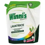 Lessive en machine Winni's Naturel pour vêtements de couleur, parfum Fleur d'oranger et Bois de santal, sachet de 30 lavages, 1,35 L