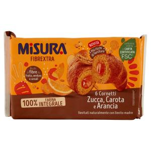 Frühstückscroissant, Fibrextra, mit Orangencreme, Größe 308g, 6 Croissants pro Packung