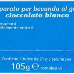 Dicke und cremeweiße Ciobar, Packung mit 5 Beuteln, 150 g