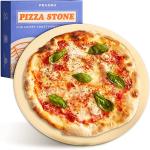 Pietra per pizza rotonda per forno e barbecue, pietra refrattaria 30 cm, per cottura croccante