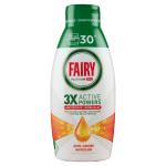 FAIRY, Detersivo lavastoviglie, Platinum Gel, anti odore, 30 Lavaggi , 600 Ml