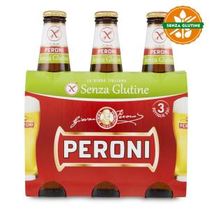 Glutenfreies Peroni-Bier, 3 Flaschen à 33 cl. 