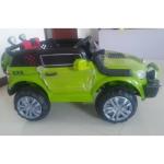 Auto elettrica per bambini, 12v, Jeep, 2 posti, con telecomando 2.4g, verde