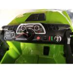 Auto elettrica per bambini, 12v, Jeep, 2 posti, con telecomando 2.4g, verde