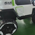 Elektroauto für Kinder, 12v, Jeep, 2 Sitze, mit Fernbedienung 2,4g, farbe weiß