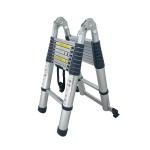 Scala Telescopica in Alluminio 5 m – Pieghevole Portatile, Certificata EN131, Portata 150 kg