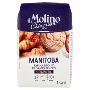 Farine de blé tendre du Manitoba 0, 1kg, Molino Chiavazza
