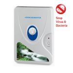 Generatore di ozono 2 in 1 e ionizzatore per aria, acqua e cibo, rimuove virus