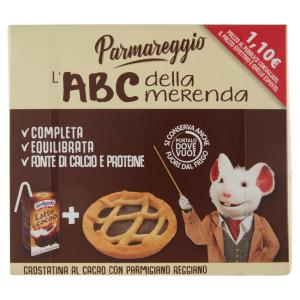 L'abc della merenda, Merendia Comepleta Equilibrata, Con Fonte di Calcio e Proteine, Parmareggio