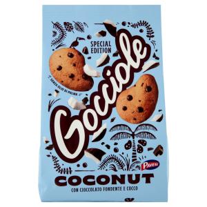 Pavesi, Biscotti Gocciole Coconut, confezione 320 gr