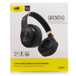 GroovePad, oreillette stéréo Bluetooth avec microphone, couleur noire