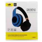 GroovePad, oreillette stéréo Bluetooth avec microphone, couleur bleue