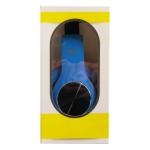 GroovePad, oreillette stéréo Bluetooth avec microphone, couleur bleue