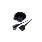 Kit per tinta capelli, set composto da cestello pettine e spazzola
