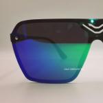Okly Retrò Lunettes de soleil, lunettes de soleil pour hommes et femmes, vert