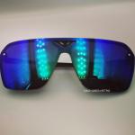 Okly Retrò Lunettes de soleil, lunettes de soleil pour hommes et femmes, vert