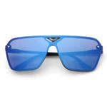 Okly Retrò Lunettes de soleil, lunettes de soleil Homme Femme, bleu