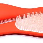 Démêler, démêler les cheveux, couleur : rose orange à l'intérieur