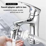 Umlenkung, Wasserhahnadapter, für Mixer mit Wasserhahn, für Dusche, Waschmaschine, 3-Wege, Edelstahl, mit Adaptern M22