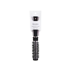 Professionelle Thermische Haarbürste Griff Soft Touch Schwarz Durchmesser 4.5 cm