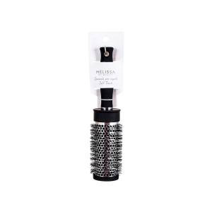 Professionelle Thermische Haarbürste Griff Soft Touch Schwarz Durchmesser 6.5 cm