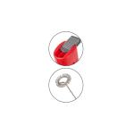 Elektrischer Milchaufschäumer 21,0 cm, rot