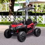 Macchina Elettrica, Quad elettrico mini per bambini, da 3-8 anni, colore rosso e nero, HOMCOM