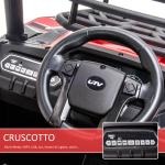 Macchina Elettrica, Quad elettrico mini per bambini, da 3-8 anni, colore rosso e nero, HOMCOM