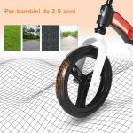 Fahrrad ohne Pedale für Kinder von 2-5 Jahren mit höhenverstellbarem Sitz und Lenker, Farbe schwarz