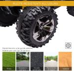 Elektrisches Kinde -Quad, 12V, mit funktionierendem Licht und Pedal, wiederaufladbare Batterie, Alter 3-5 Jahre, Farbe gelb