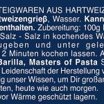 Tortiglioni n. 83, Barilla, pâte de blé dur, 500 g. 