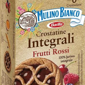 Crostatine Integrale con Confettura ai Frutti Rossi, per una Colazione e Snack Dolce per Merenda, 6 Crostatine