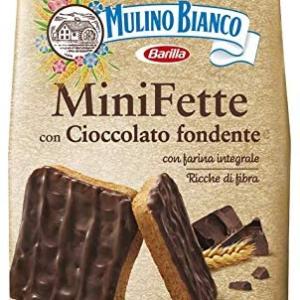 Mulino Bianco Mini Fette Integrali con Cioccolato Fondente, 110g