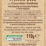 Mulino Bianco, Mini tranches de farine complète, avec chocolat noir, 110g