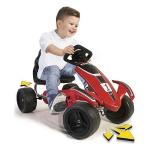 Go-Kart a pedalirt a pedali per Bambini, Feber, rosso e nero