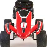 Go-Kart a pedalirt a pedali per Bambini, Feber, rosso e nero