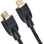 HDMI-Kabel, 3 m 4K, Highspeed mit 18 Gbps Ethernet, 4K@60 Hz, 2160p, Schwarz