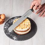 Arcos Série Universelle, Spatule de cuisine, lame inox NITRUM 300 mm, manche en polyoxyméthylène (POM), Couleur Noir