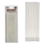 Silikon-Klebestifte, 9 Klebestifte, transparent 6.8 x 185 mm, transparent, Pincello