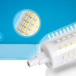 LED Lampe, R7S 78 mm, 4,9 Watt, 220-240V, 3000K, 500 Lumen