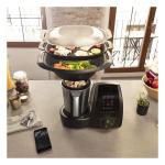 Robot culinaire Ceoctec 10090, multifonction, cuit, émincé, pétrir, balance, avec application